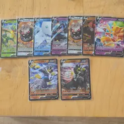Pokemon TCG 16 Card Lot V/VMAX/GX Holo Full Art Orbeetle, Raikou, Flapple - Image 4