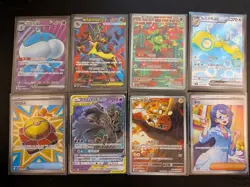 Korean Chinese Pokemon 8 Card Bundle inc Mega Lucario ex + More Full Art Job Lot - Image 1