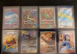 Korean Chinese Pokemon 8 Card Bundle inc Mega Lucario ex + More Full Art Job Lot - Image 3