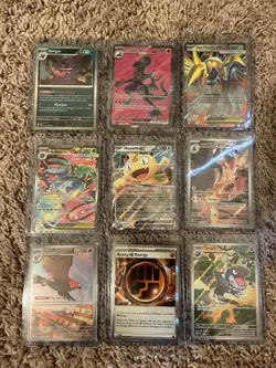 Pokemon TCG Mega Venusaur EX Card 177/132 Mega Evolution Sir and lot of 9 cards - Image 1