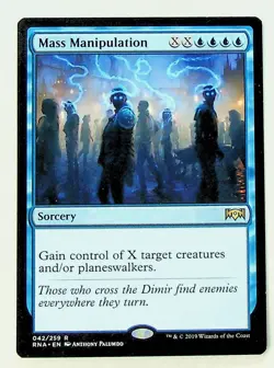 Mass Manipulation - Ravnica Allegiance Regular Card - Image 1