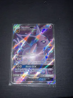 Pokemon 2017 Sun & Moon Base Espeon GX Full Art Ultra Rare Card #140/149 NM - Image 3