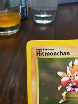 Pokemon TCG Hitmonchan Base Set Holo Unlimited Rare Card 7/102 - Image 2
