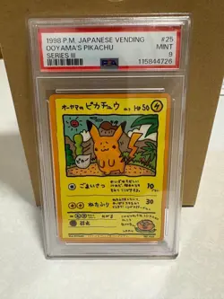 PSA 9 Pokemon Card 1998 Ooyama's Pikachu Series Ⅲ No. 25 Promo Japanese MINT - Image 4