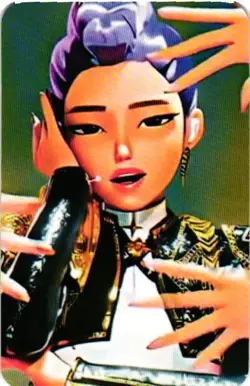 RUMI HUNTR/X KPOP DEMON HUNTERS The Kpop Star Collectible Card - Image 1