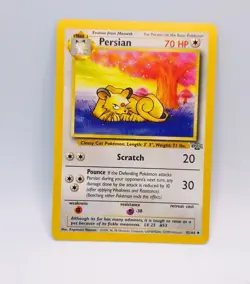 Persian 42/64 1st Edition Jungle Set Uncommon Vintage 1999 Pokemon Card LP - Image 1