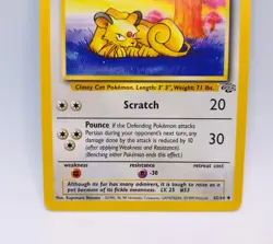 Persian 42/64 1st Edition Jungle Set Uncommon Vintage 1999 Pokemon Card LP - Image 3