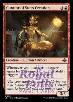 Curator of Sun's Creation 4x FOIL Lost Caverns of Ixalan MTG Uncommon MINT red - Image 1