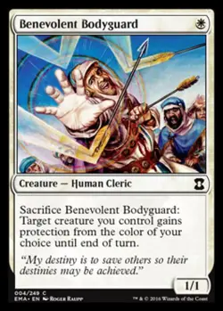 Benevolent Bodyguard -Foil Medium Play MTG Eternal Masters - Image 1