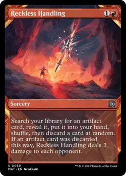 Reckless Handling (Showcase) -Foil Light Play MTG - Image 1