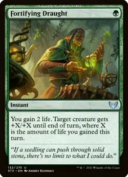 X 1 Fortifying Draught NM STX 132 MTG Magic The Gathering - Image 1