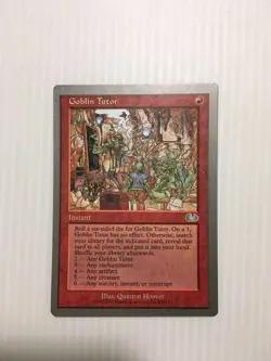 MTG Goblin Tutor - LP - Unglued - Magic the Gathering 1998 - Image 1