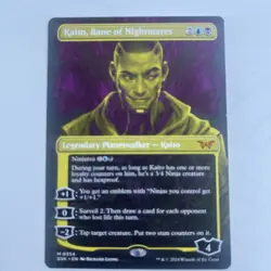 Kaito, Bane Of Nightmares Showcase Borderless Nm Mtg - Image 1