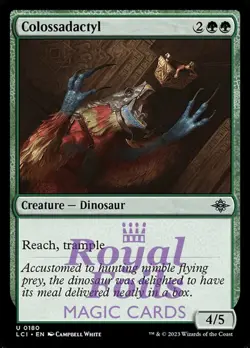Colossadactyl 4x FOIL Lost Caverns of Ixalan MTG LCI Uncommon MINT green - Image 1
