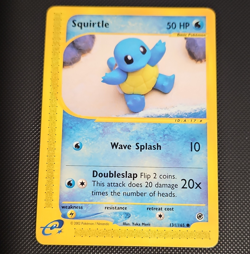 Squirtle 131/165 Expedition Base Set 2002 Common Regular e-Reader - Image 1