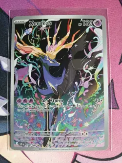 Xerneas 091/086 Me04: Chaos Rising Holo Pokemon Tcg Ar - Image 1