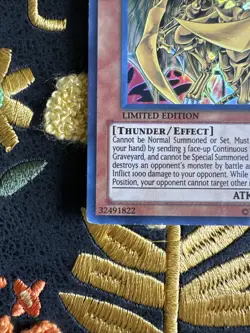 Yu-Gi-Oh! Hamon, Lord of Striking Thunder LC02-EN002 Limited Ultra Rare - Image 5