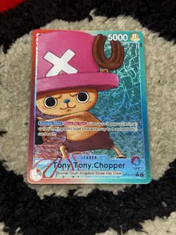 One Piece Tony Tony Chopper OP08-001 Two Legends Bandai 5000 Leader Regular Card - Image 1