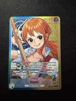 One Piece - Nami - OP11-041 Leader - Alternate Art - EN Holo - Image 1