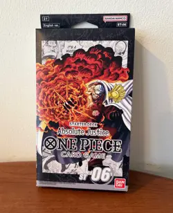 One Piece TCG Starter Deck 06 Absolute Justice ST06 New Sealed - Image 1