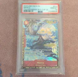 One Piece Marco 2023 Championship Regional Top 32 PSA 10 English - Image 1