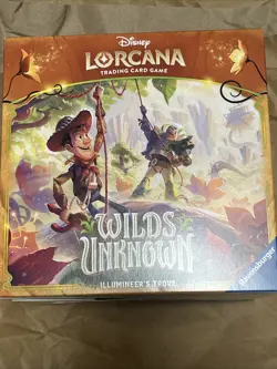 Disney Lorcana Wilds Unknown Illumineers Trove (8 Packs) Sealed TCG - Image 1