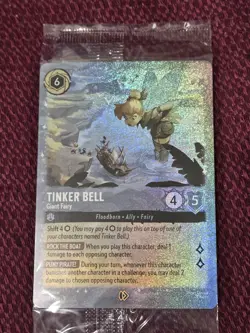 Lorcana Tinker Bell - Giant Fairy 11/P3 Promo Glimmer Foil Sealed - Image 1