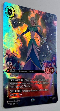 Elsa - Ice Artisan (Enchanted Foil) 233/204 - Winterspell (11) - Image 4