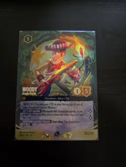 Lorcana Foil Woody - Jungle Guide Set Champs Top - 8 Promo Wilds Unknown 54/P3 - Image 1