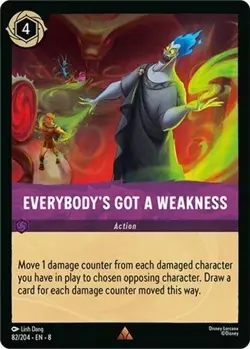 Everybody's Got A Weakness 82/204. Lorcana Reign of Jafar - Image 1