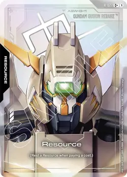 Gundam TCG - Steel Requiem - Resource (C+) Holofoil [GD03 - R-027] - Image 1