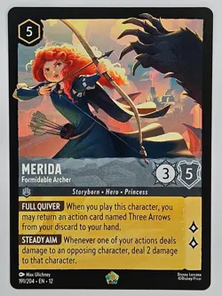 Lorcana - 191/204 Merida - Formidable Archer - Legendary - Image 1