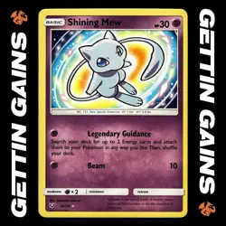 Shining Mew - 40/73 - Ultra Rare - Shining Legends - Pokemon Card - NM/M - Image 1
