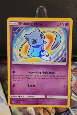 Shining Mew 40/73 Rare Shining Shining Legends Pokemon NM - Image 1