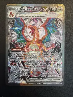Pokemon TCG Charizard ex Obsidian Flames 223/197 Holo Special Illustration Rare - Image 1