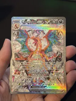 Pokemon TCG Charizard EX 223/197 Obsidian Flames Special Illustration Rare Card - Image 1