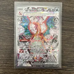 Pokemon TCG Obsidian Flames Charizard EX 223/197 Special Illustration Rare - Image 1