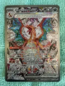 Pokemon TCG Charizard EX 223/197 Obsidian Flames Special Illustration Rare Card - Image 1