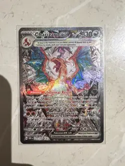 Pokemon TCG Charizard ex Sv03: Obsidian Flames 223/197 Special Illustration Rare - Image 1