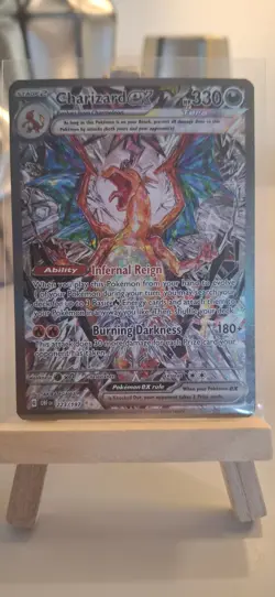 Pokemon TCG Charizard EX 223/197 Special Illustration Rare Obsidian Flames NM - Image 1
