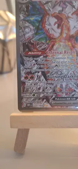 Pokemon TCG Charizard EX 223/197 Special Illustration Rare Obsidian Flames NM - Image 5