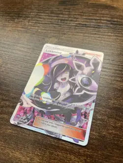 Pokemon TCG Lusamine Ultra Prism 153/156 Holo Full Art Ultra Rare - Image 1