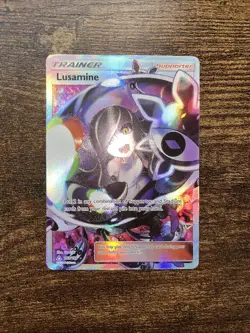 Pokemon TCG Lusamine Ultra Prism 153/156 Holo Full Art Ultra Rare - Image 5