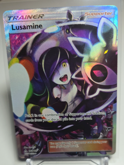 Pokemon TCG Lusamine Ultra Prism 153/156 Holo Full Art NM - Image 1