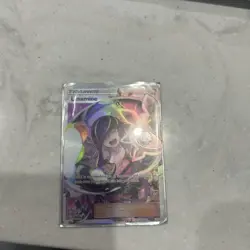 Pokemon TCG Lusamine Ultra Prism Holo Card Full Art Ultra Rate 153/156 - Image 3