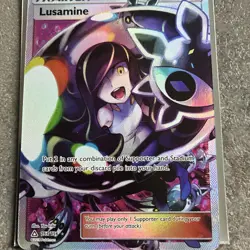 Pokemon TCG Lusamine Ultra Prism 153/156 Holo Full Art Ultra Rare NM - Image 4