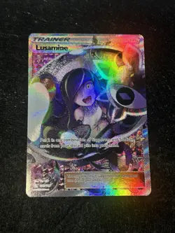 Pokemon TCG Lusamine (Full Art) 153/156 Sm-Ultra Prism Holo NM - Image 2