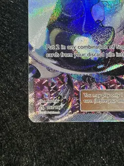 Pokemon TCG Lusamine (Full Art) 153/156 Sm-Ultra Prism Holo NM - Image 4