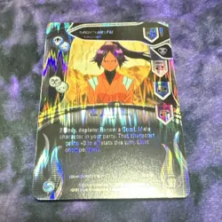 Score Bleach TCG Yoruichi 019 Shattered Blade 2007 Rare Foil Card - Image 1