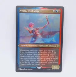 MTG Commander Legend Battle for Baldur's Gate Neera Wild Mage Foil Etched 545 NM - Image 1